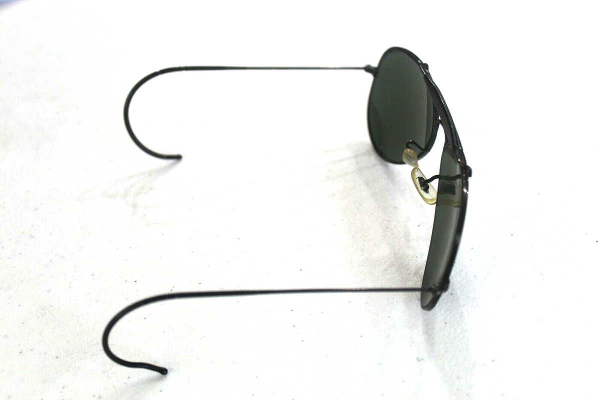 1960s VINTAGE 58[]14mm B&L RAY BAN WRAP-AROUNDS AVIATOR