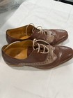 Undandy Men's EU43 US9-10 Blue Wingtip Lace-up Oxford Dress Sneaker Shoes — photo 1