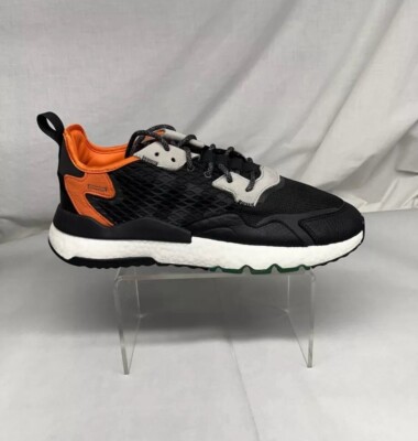 Adidas Nite Jogger Cordura Black Orange Grey Red Silver Size 13 Ee5549
