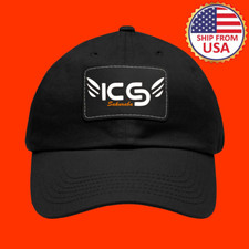 Kazushi Sakuraba Black Dad Hat With Leather Patch Adjustable Size