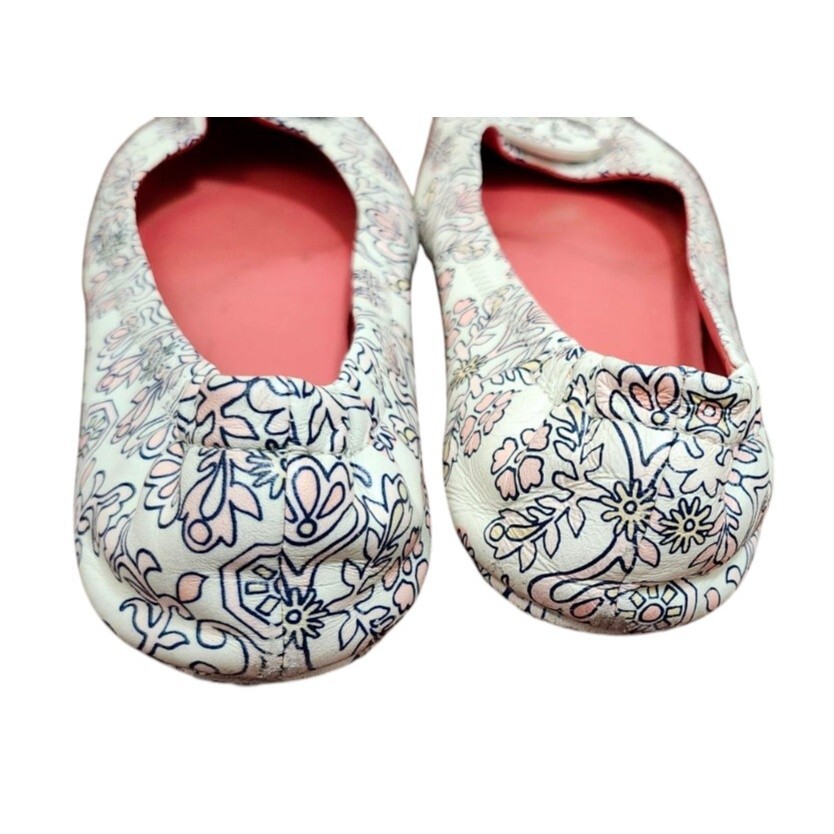 Tory Burch Minnie Travel ballet flats Leather Hicks Garden 6 thumbnail 6
