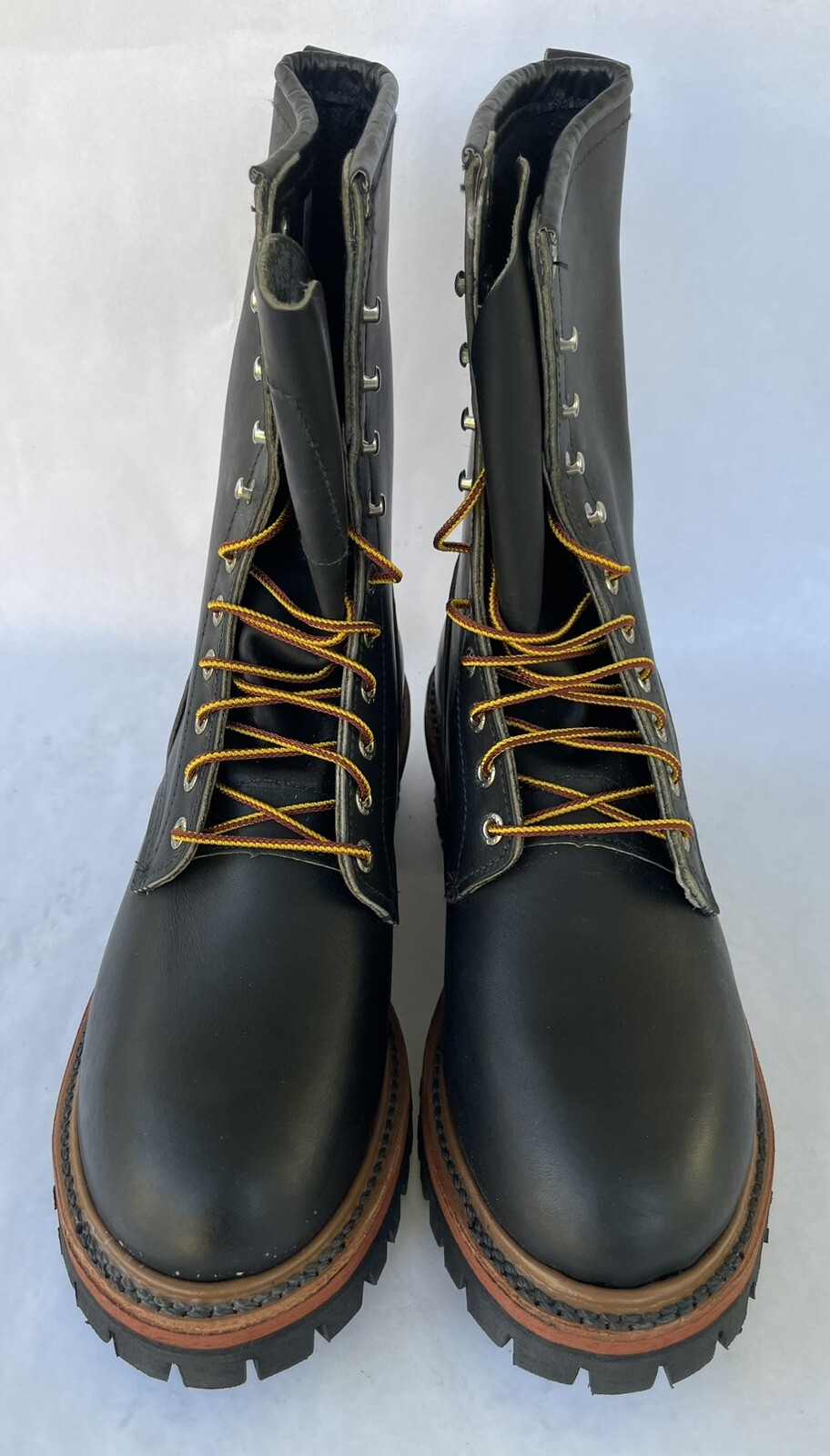 Red Wing 218 Logger max Black Men's Boots USA Soft Toe 7 D eBay
