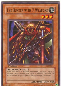 The Hunter with 7 Weapons - LOD-024 - Common - 1st Edition x3 - Near Mint