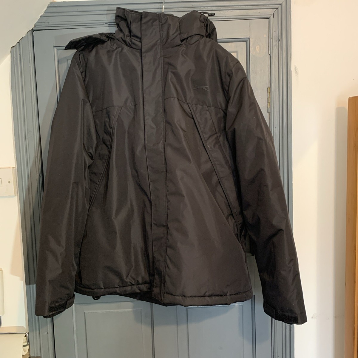 Waterproof Jacket Slazenger Jacket Mens Men's Black Slazenger