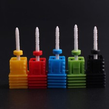 5x Nail Drill Bit Ceramic Manicure Set Pedicure Art Tool Electric File Head Gel