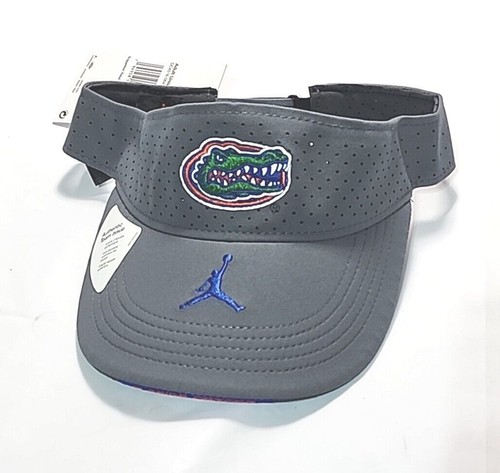 Air Jordan Florida Gators Visor Nike Aerobill Football Gray Cap Team Issued OS