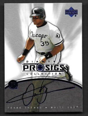 2004 UD Diamond Pro Sigs #17 Frank Thomas Chicago White Sox HOF