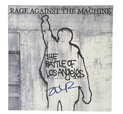 RAGE AGAINST THE MACHINE (ザック) サイン入りCD Zack De La Rocha Signed Rage Against The Machine Battle of