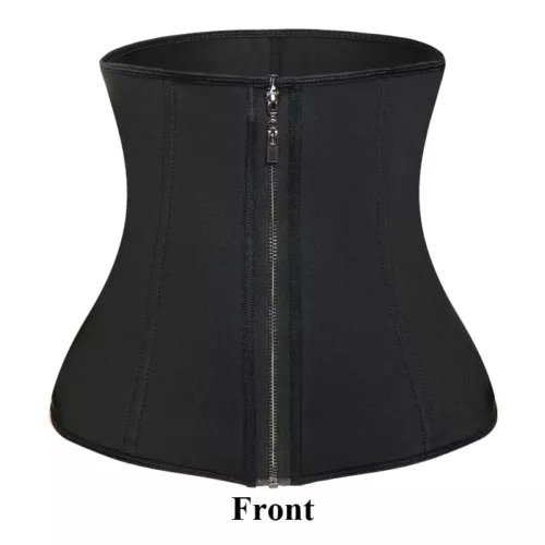 Taillentrainer Damen Korsett Sauna Schweiß Abnehmen Body Shaper Gürtel Haken&Augen - Bild 17 von 21