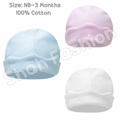 plain baby hats