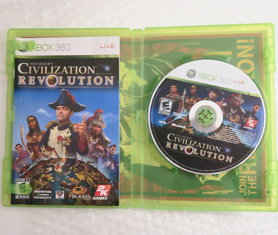 Sid Meier's Civilization Revolution (Xbox 360, 2008), Excellent Condition, CiB