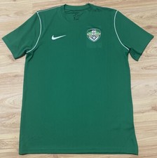 NIKE DRI FIT AUTHENTIC CABINTEELY FC 1967 TEAM SOCCER JERSEY SZ L IRELAND EUC
