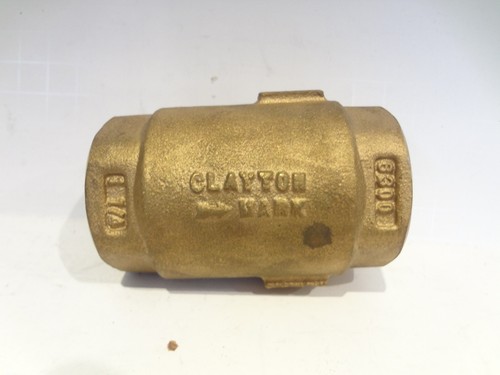 Clayton Mark 6300-2 1 1/4" Bronze 400 WOG Check Valve - Picture 3 of 6