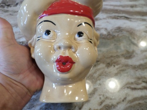 Vintage Female Lady Chef string holder 1950's RARE NICE LOOK - Picture 2 of 7