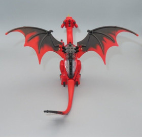Lego Black red Dragon Fantasy Era Castle minifigure 70403 Dragon Mountain