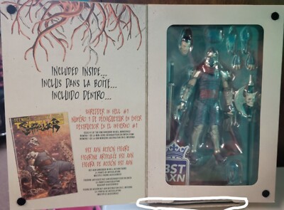 Shredder in Hell Teenage Mutant Ninja Turtle Comic Book + Action Figure SEE PIC
