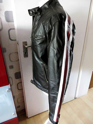 Herren  Echtlederjacke 4 WARDS ,Piloten,Gr. XS - 44-46( siehe Maße )