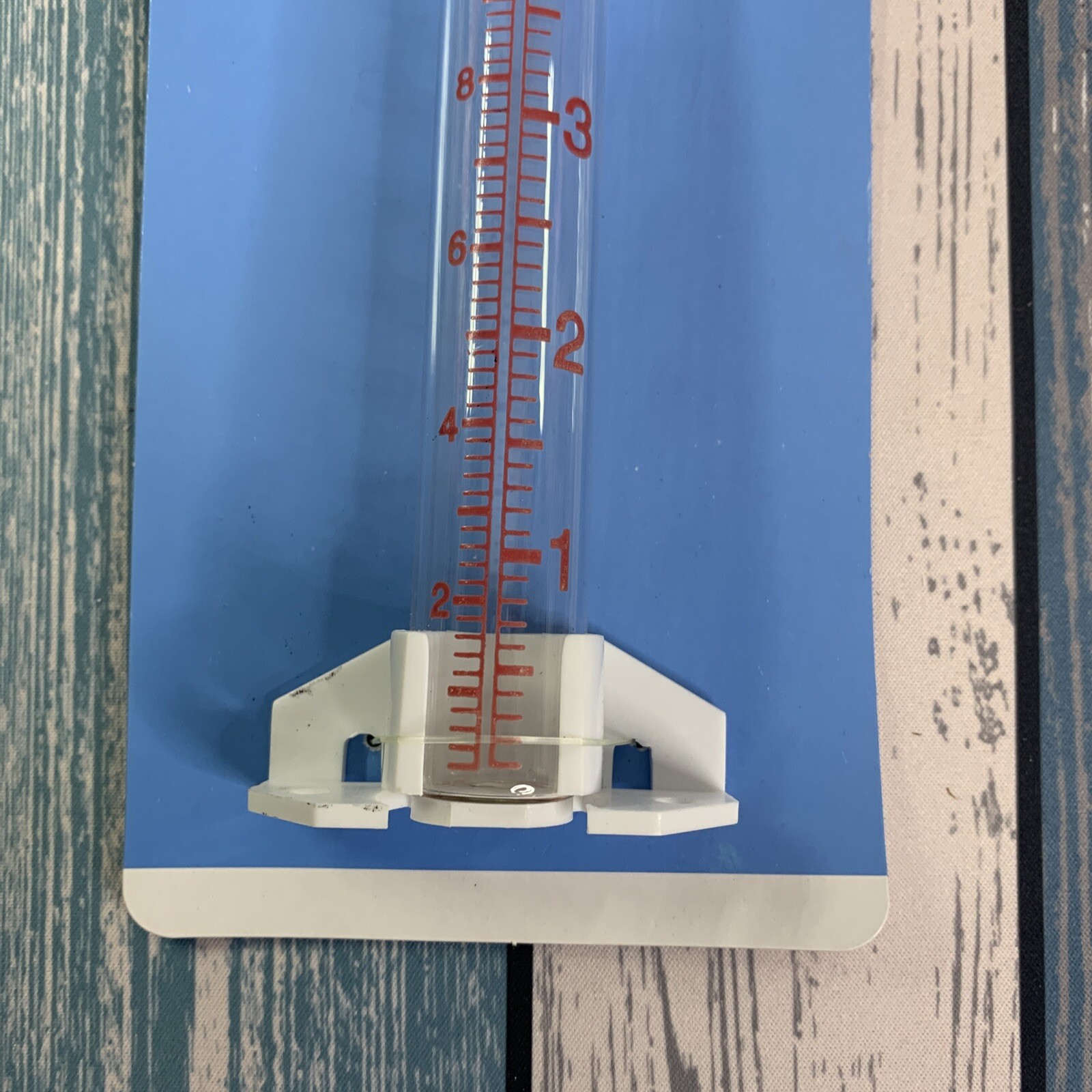 AcuRite 8.75" Capacity Glass Rain Gauge Clear Tube Yard Outdoor Home