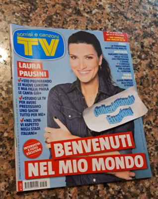 TV SMILE & SONGS N.24 2015-Laura Pausini-Conti-Frizzi-Dempsey-Angela-MUSE