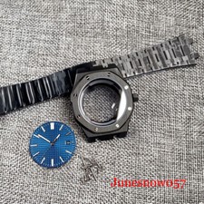 316L Stainless Steel 42MM Watch Case Dial Hand Fit NH35 NH36A SKX Sapphire Glass