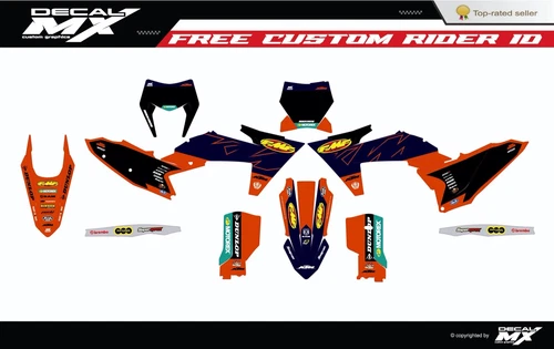 Fits KTM EXC EXC-F XC-W XCF-W 2024 / KTM-SX-XC-SXF-XCF-2023-2024 graphic kit