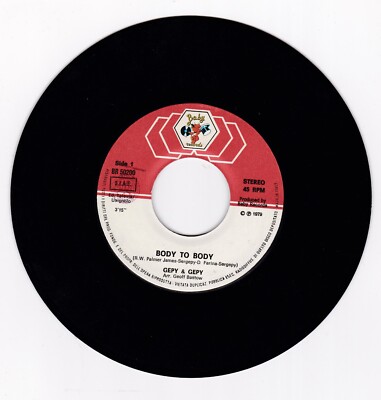 Schallplatte Vinyl 45 Giri Gepy & Gepy Body to Body - Oh Darling Stay With Me SCD1