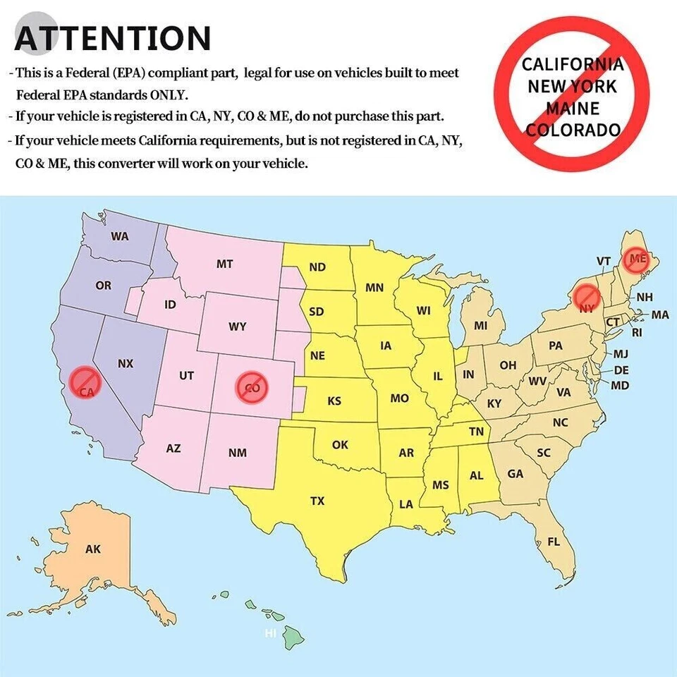 Juego de convertidores catalíticos colectores de 3,5 L para Honda Odyssey 2011-2015 Foto 2 de 4