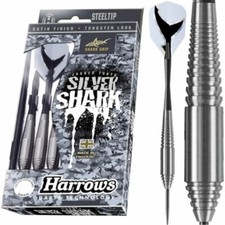 Harrows Darts Silver Shark S02 Brass 24g (Steel Dart) Dartpfeil NEU