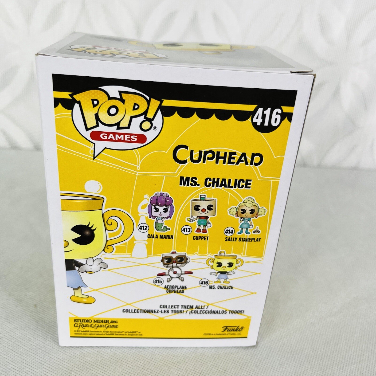  Funko Pop Games: Cuphead - Ms. Chalice Collectible Figure,  Multicolor : Toys & Games