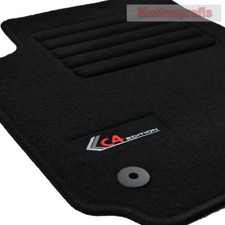 Velours Logo Fußmatten für Citroen C4 Cactus ab Bj. 09/2014 sw