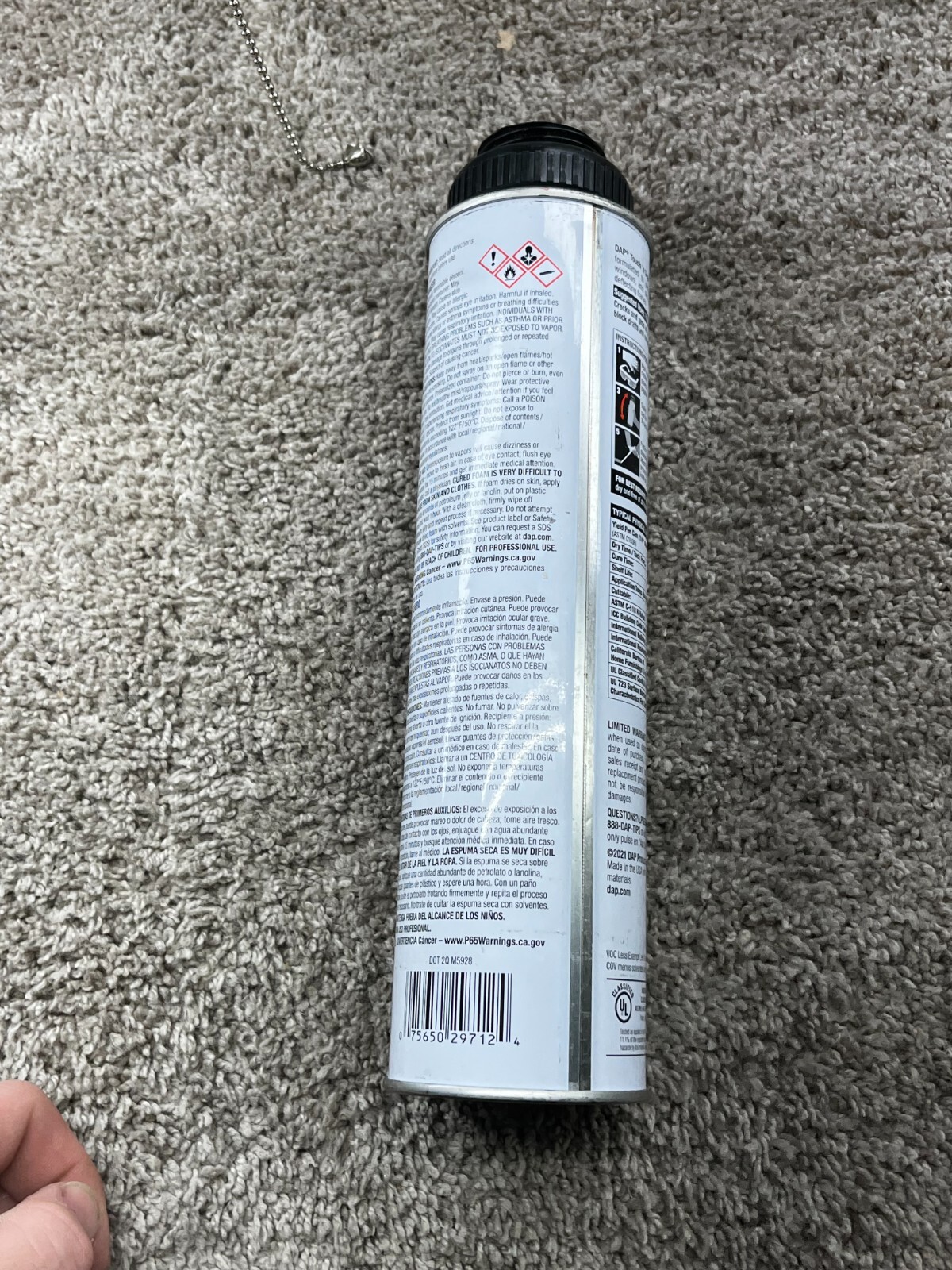 Touch N Seal Multipurpose / Construction Spray Foam Sealant-20 Oz - 73911