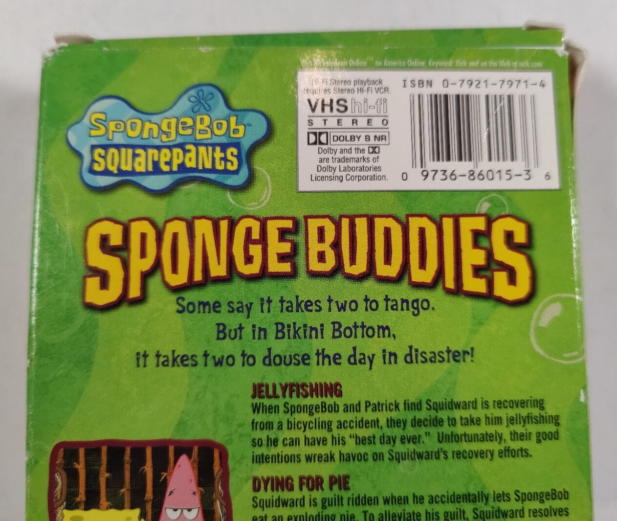 SpongeBob SquarePants 'Sponge Buddies' VHS Grelly USA
