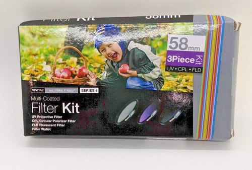 Pacchetto Vivitar - Kit filtro multistrato Vivitar 58 mm e duro tulipano digitale professionale - Foto 2 di 5
