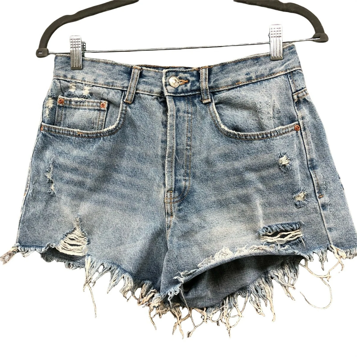 Zara high shop rise shorts