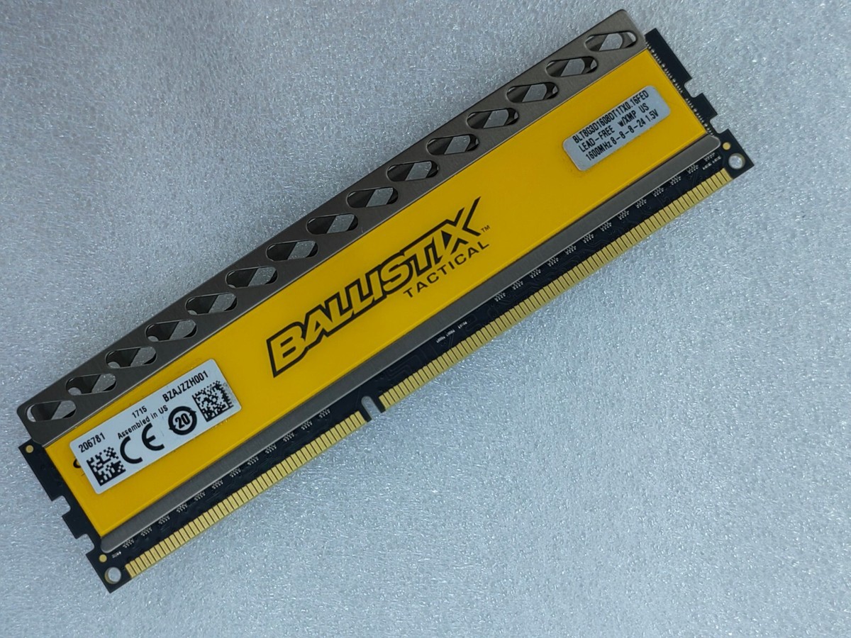 Crucial 8gb Ballistix 8gb Ddr3 1600mhz Crucial 8GB DDR3 1600