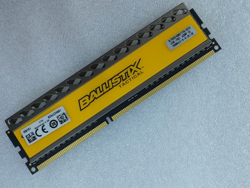 Crucial 8GB DDR3 1600 Desktop DIMM RAM Ballistix BLT8G3D1608DT1TX0.16FED 1.5v - Picture 1 of 3