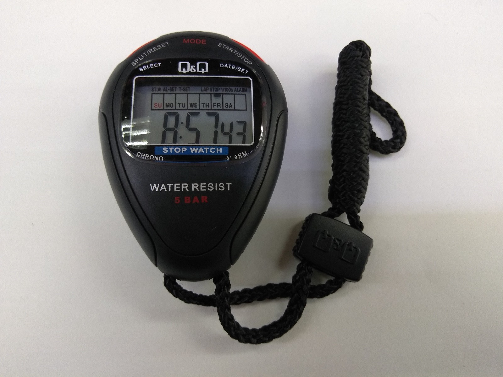 CITIZEN Digital Stopwatch Q&Q HS46J003Y Stop Watch Water Resist 5BAR eBay
