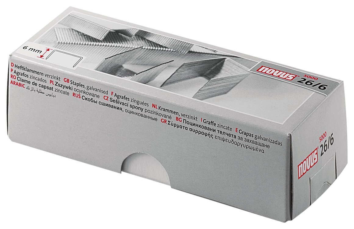 novus Heftklammern 26/6vz 5000Stck. ACC NUOVO