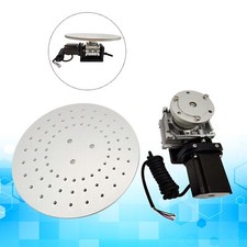 Mesa giratoria eléctrica 110V 360° 15kg carga motor paso a paso máquina marcador plataforma