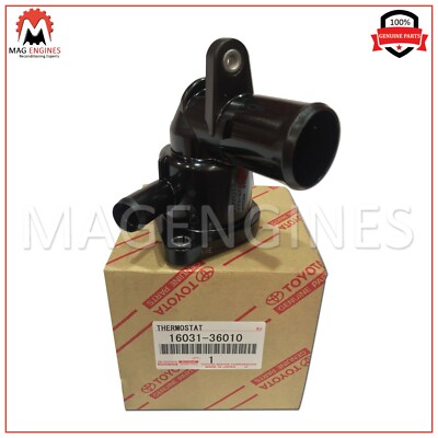 16031-36010 GENUINE OEM WATER INLET SUB-ASSY, W/THERMOSTAT