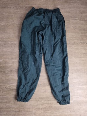 Vintage 90s Nike Air Champs Sports Track Pants Mens Medium Teal Green Nylon Vtg