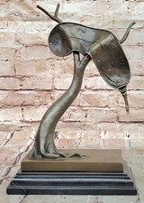 Signed Dal&iacute; Persistence of Memory Clock Sculpture Abstract Art Statue Sale
