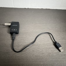 Mpow BH129B Black Bluetooth Wireless Built-in Microphone Car Audio Receiver