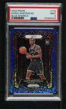 2023-24 Panini Prizm Blue Sparkle 78/144 Dariq Whitehead #175 PSA 9 MINT 07mp