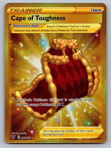 Cape of Toughness 200/185 SEC Vivid Voltage Pokemon Holo NM