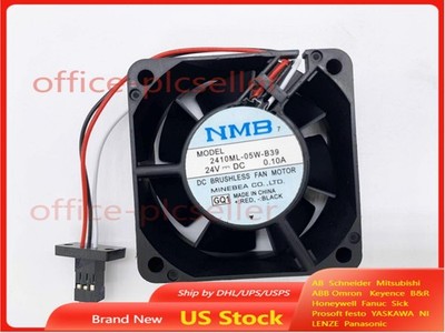 NMB 2410ML-05W-B39 24V 2.40W 0.10A Fanuc digital machine cooling fan US Free TAX