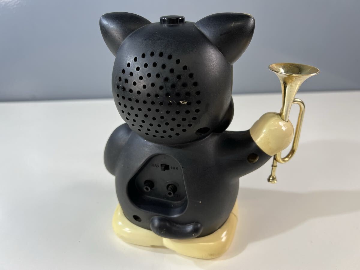 Rhythm Quartz NORAKURO Alarm Clock Black Height Rare Japan Holiday