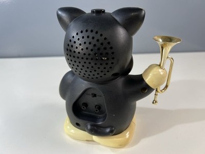 Rhythm Quartz NORAKURO Alarm Clock Black Height Rare Japan Holiday