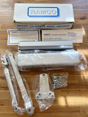 #ad #ad Ramco 9000 Series Door Closer New In Box Silver Aluminum Color $124.99