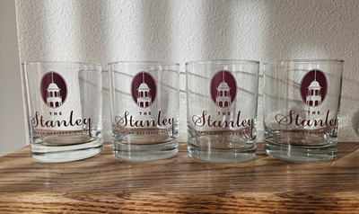 #ad #ad The Stanley Hotel Old Fashioned Whiskey Glasses Set of 4 Decora… $40.00